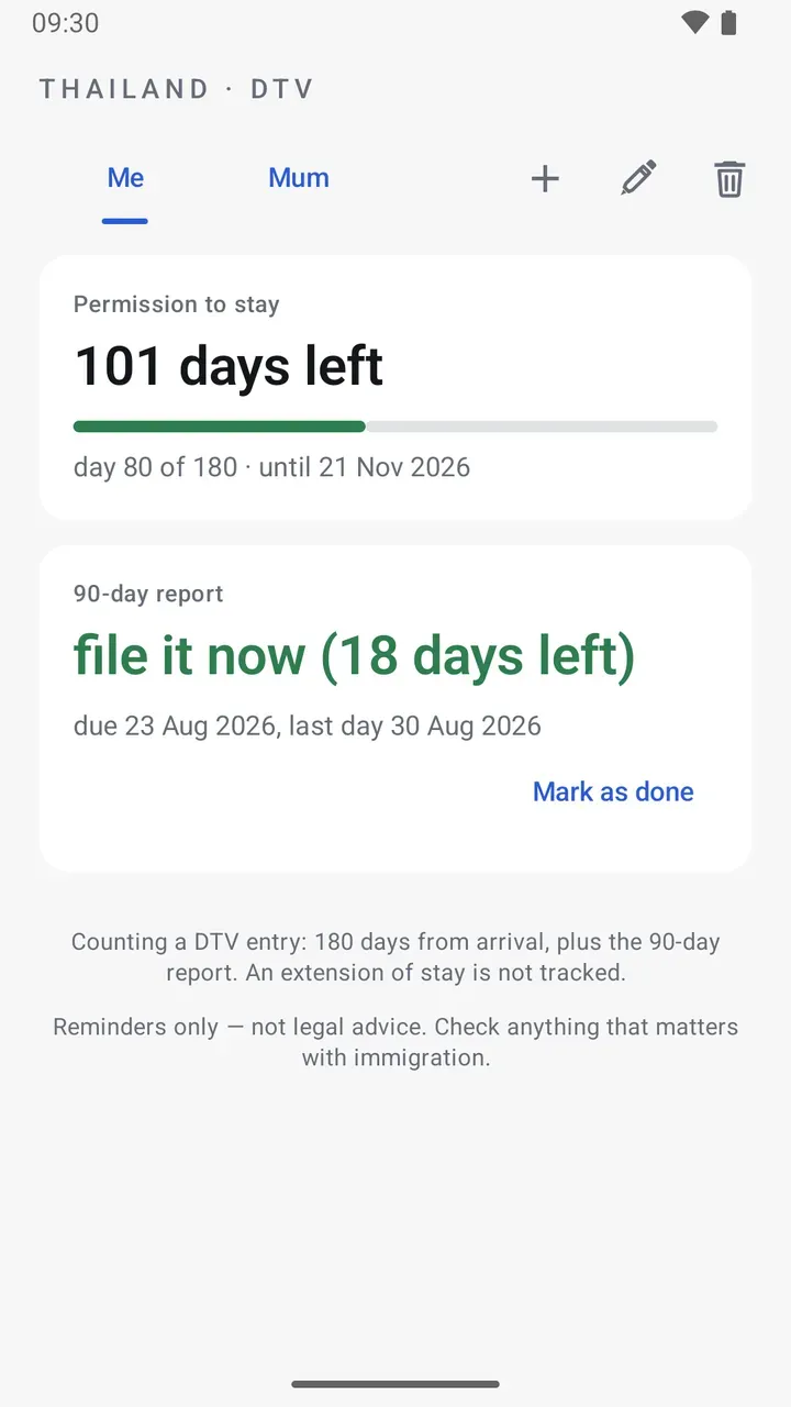 Day 80 of 180, with the 90-day report window open and waiting to be filed